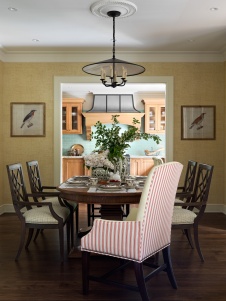 Фото интерьера столовой дома в американском стиле