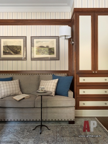 Фото интерьера кабинета дома в американском стиле