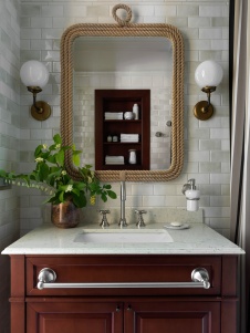 Фото интерьера санузла дома в американском стиле