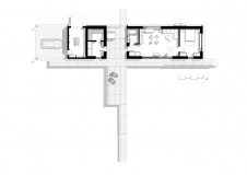 План каркасного минималистичного дома. Общая площадь – 130 кв. м. Жилая площадь – 86 кв. м.