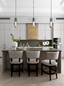 Фото интерьера кухни дома в американском стиле