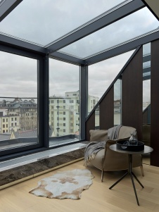 Фото интерьера террасы квартиры в стиле минимализм
