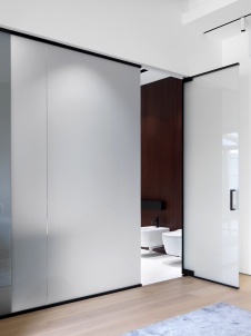 Фото интерьера санузла квартиры в стиле минимализм