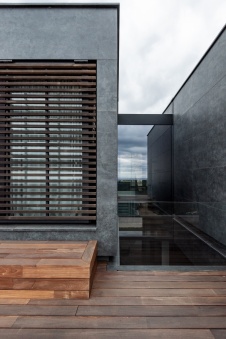 Фото фасада дома в стиле минимализм