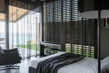 Фото интерьера спальни дома в стиле минимализм