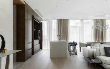 Фото интерьера гостиной квартиры в стиле минимализм