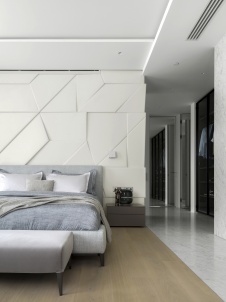 Фото интерьера спальни квартиры в стиле минимализм