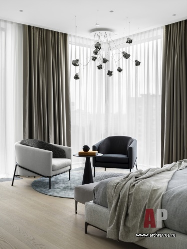 Фото интерьера спальни квартиры в стиле минимализм