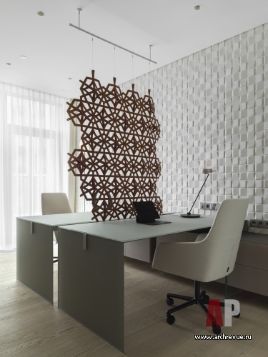 Фото интерьера кабинета квартиры в стиле минимализм