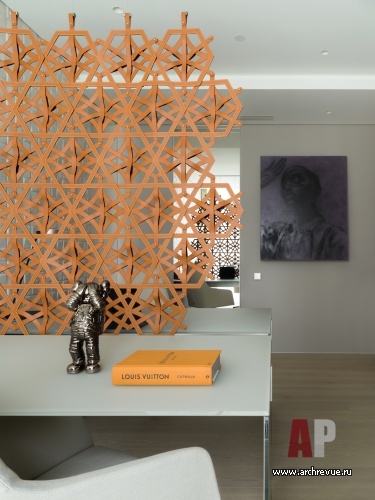 Фото интерьера кабинета квартиры в стиле минимализм