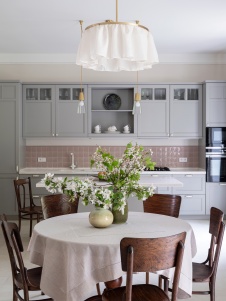 Фото интерьера кухни комнаты дома в стиле фьюжн