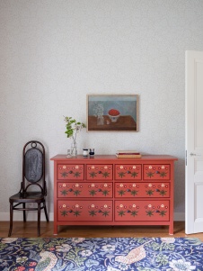 Фото интерьера спальни дома в стиле фьюжн