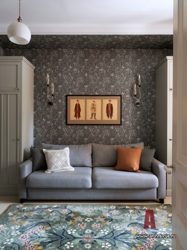 Фото интерьера кабинета дома в стиле фьюжн