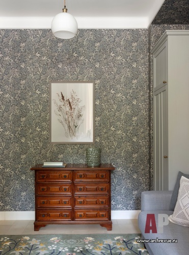 Фото интерьера кабинета дома в стиле фьюжн