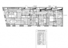 Планировка с мебелью 4-х комнатной семейной квартиры в новостройке ЖК Union Park.