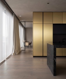 Фото интерьера кухни квартиры в стиле минимализм