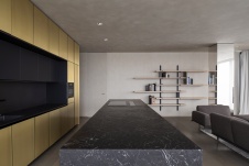 Фото интерьера кухни квартиры в стиле минимализм