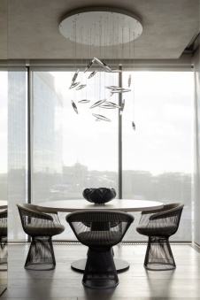 Фото интерьера столовой квартиры в стиле минимализм