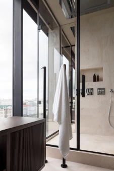 Фото интерьера санузла квартиры в стиле минимализм