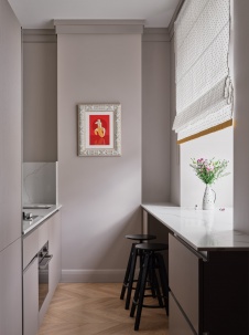 Фото интерьера кухни квартиры в стиле фьюжн