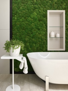 Фото интерьера ванной квартиры в стиле фьюжн