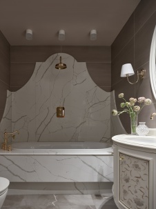 Фото интерьера детского санузла квартиры в стиле фьюжн