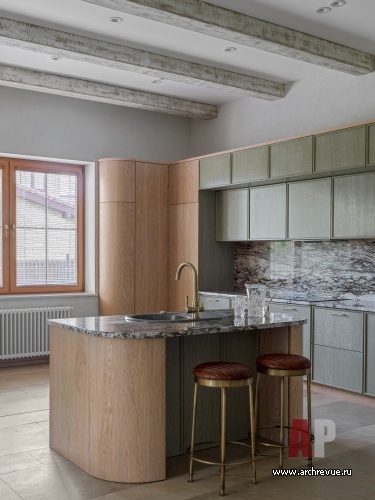 Фото интерьера кухни дома в средиземноморском стиле