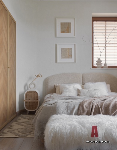 Фото интерьера спальни дома в средиземноморском стиле