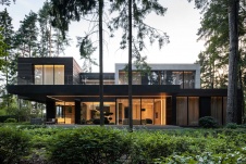 Фото фасада дома в стиле минимализм 