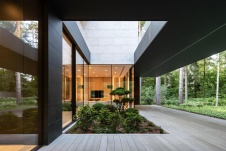 Фото фасада дома в стиле минимализм