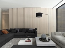 Фото интерьера гостиной дома в стиле минимализм