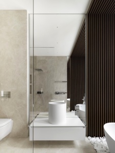 Фото интерьера санузла дома в стиле минимализм