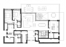 План первого этажа двухэтажного дома 