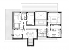 План второго этажа двухэтажного дома 