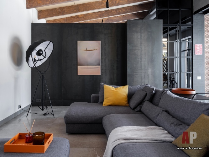 Фото интерьера гостиной дома в стиле минимализм
