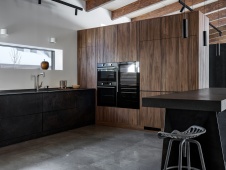 Фото интерьера кухни дома в стиле минимализм