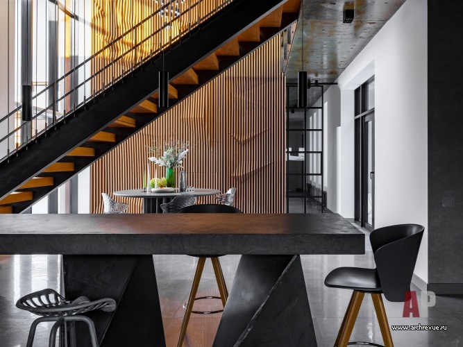 Фото лестницы дома в стиле минимализм