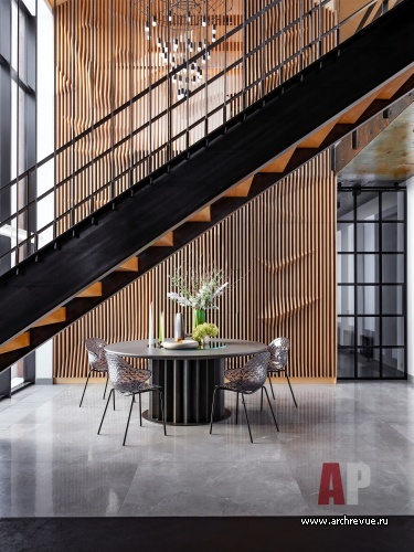 Фото интерьера столовой дома в стиле минимализм