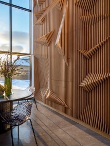 Фото интерьера столовой дома в стиле минимализм