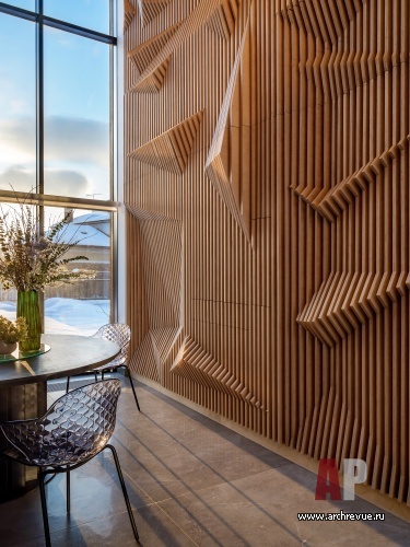 Фото интерьера столовой дома в стиле минимализм