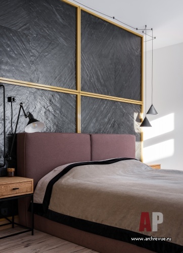 Фото интерьера спальни дома в стиле минимализм