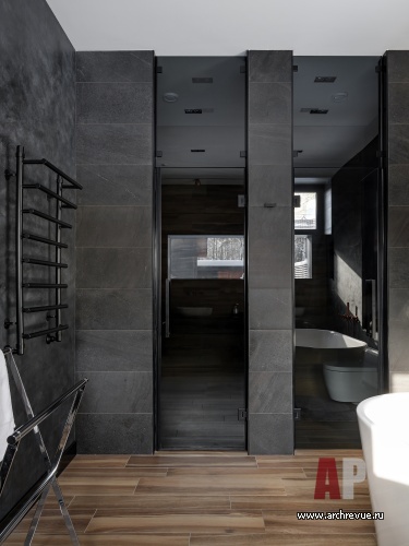 Фото интерьера санузла дома в стиле минимализм