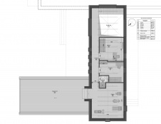 План второго этажа двухэтажного дома в Подмосковье.