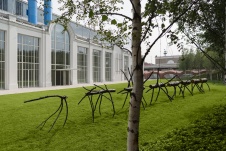 Фото фасада музея современного искусства в стиле минимализм