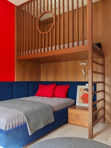 Фото интерьера детской дома в стиле фьюжн 