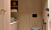 Дизайн санузла: интерьер из дерева