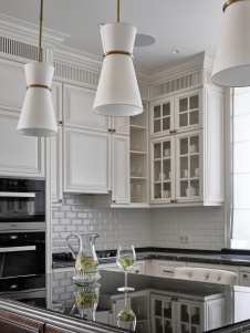 Фото интерьера кухни дома в американском стиле