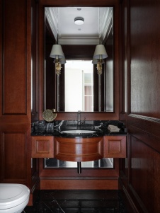 Фото интерьера санузла дома в американском стиле