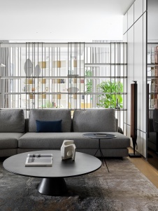 Фото интерьера гостиной квартиры в стиле минимализм