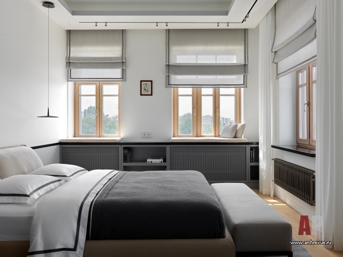 Фото интерьера спальни квартиры в стиле минимализм